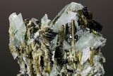 Epidote Crystals with Chlorite Included Adularia - Pakistan #175090-3